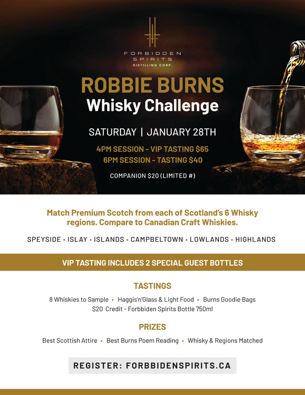 Robbie Burns Whisky Challenge VIP